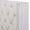 Ottoman Bed Gas Lift Storage Bed 4ft6 Double Bed Frame Velvet Upholstered Beige