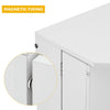 Corner Dressing Table Desk Cupbpard Workstation Foldable Shelf Storage Display