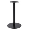 Black Metal Pedestal Table Leg Industrial Furniture Stand Round Replacement Base