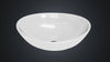 Countertop Basin Bathroom Sink Ceramic Oval Washbasin Sink Vessel