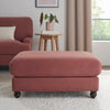 Dusk Hampshire Dusky Pink Matte Velvet Pouffe RRP £299