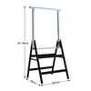 Twin Folding Work Horse Trestle Saw Horses Adjustable Height Stand Set 200kg