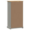 Bookcase VIGO Grey 60x35x114.5 Solid Wood Pine H0R3