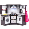 Kids Corner Kitchen Playset Toy Toddlers Wooden Play Kitchen Cooking