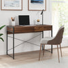 Computer Desk Wooden PC Laptop Table Writing Workstation with 2 Drawers