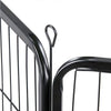 Pet Dog Pen 6 Panel Foldable Cat Puppy Playpen Indoor/Outdoor Enclosure Run Cage