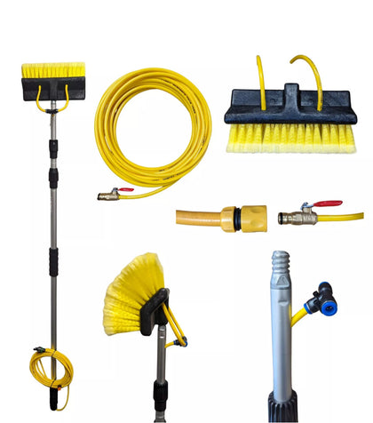 4M Window Cleaning Equipment, Window Cleaning Hose Fed Pole & Brush