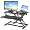 VEVOR Stand Up Desk Converter Standing Sit Desk Workstation Adjustable Height
