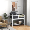 Wooden Tortoise House w/ Adjustable Lamp Holder, Removable Main House - Grey
