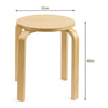 Sturdy Wooden Stools for Indoor Use – 4-Pack Classroom, Kitchen & Dining Room