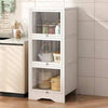 3 Tier Bamboo Bookcase Shelving Display Storage Shelf Cabinet Unit Furniture