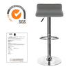 Bar Stool Set of 2 Counter Height Bar Chairs Swivel Adjustable Modern Armless