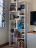 Large Wooden Bookcase Room Divider Tall Bookshelf Storage Display Unit 8 Shelves