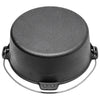 Large Camping Stew Dutch Oven Stockpot Campfire Seasoned Pot with Lid Handle NEW