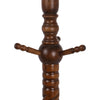 Solid Wood Coat Stand Heavy Duty Freestanding Hallway Coat Rack Tree w/ 8 Hooks