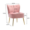 Scallop Back Armchair Cocktail Sofa Accent Seat Living Bedroom Cafe Lounge Sofa