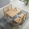 Classic Solid Wooden Dining Table and 4 or 2 Chairs Set Kitchen Home