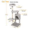 Large Cat Tree Tower Activity Centre House Scratching Post Condo Kitten Climbing
