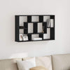 Wall Shelf - Black Oak, 85 x 16 x 52.5 cm, Made of Engineered Wood