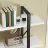 5-Tier Freestanding Bookshelf, Modern Open Display Storage Rack, White