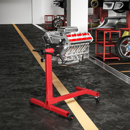 1000lbs Heavy Steel Engine Stand Vehicle Engine Block Stand with 360 Degree Head