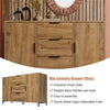 Wooden Sideboard with 2 Doors and 3 Drawers Buffet Storage Cabinet Cupboard
