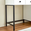 Dressing Table Set with 3 Colours LED Lights Mirror Vanity Makeup Desk 5 Drawer