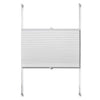 Plisse Blind 100x125cm White Pleated Blind