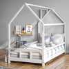 Kid Child Toddler Tatami Bed Wooden Single Bunk Bedframe Treehouse Shape Frame