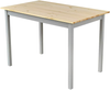 Dining Table Chairs Set 4 Seater Grey Contemporary Kitchen Dining Room