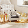 Cute End Tables Set of 2 with Rainbow & Cloud Patterns-Natural
