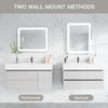 58 x 48 cm Hollywood Light Up Mirror Touch Screen Control Vanity Make Up Mirror