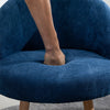 Set of 2 Accent Tub Chairs Occasional Lounge Sofa for Living Room Bedroom Blue