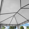 TOOLPORT 3x4 Garden Gazebo 100% waterproof & 4 side-panels Sunset Premium stone