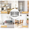 8 Panel Fireplace Fence Baby Pet Safety Gate Playpen Adjustable Room Divider