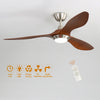 52" Ceiling Fan with Lighting LED Dimmable Lights Adjustable Wind Speed w/Remote