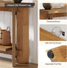 41.34-Inch Console Table with Storage, 2-Tier Rustic Wooden Entryway Sofa Table