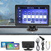 7" Touch Screen 2K Portable Car Wireless Apple CarPlay Android Auto Radio BT FM