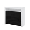 High Gloss 2 Doors Matt Body Sideboard Cupboard Kitchen Buffet Cabinet with LED