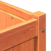 Camerina Garden Planter Wax Brown 180x50x50 Solid Wood Pine,Garden B0W2