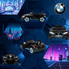 OYAJIA BMW i4 Licensed 12V Kids Electric Ride-On Car w/ Remote Control - Black