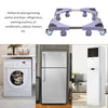 Adjustable Furniture Dolly Washing Machine Stand Refrigerator Base Moving Cart