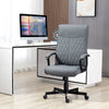Vinsetto High-Back Home Office Chair with Adjustable Height and Swivel Wheels
