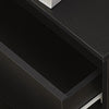 2 Drawers Black Bedside Cabinet Storage Nightstand Bedroom Chest Of Drawers