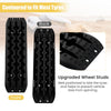 2 PCS Recovery Traction Tracks Traction Boards Set Sand Mud Traction Tire Ladder