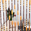 90x175cm*31 Lines Hanging Wooden Beads String Door Curtain Partition Divider UK
