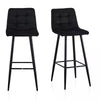 2 Pcs Breakfast Bar Stools High Counter Chair Kitchen Pub Restaurant Barstool