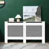 High Gloss Radiator Cover Wood Frame Cabinet Stand Vents Shelf Bedroom Hallway