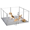XXL Heavy Duty Dog Playpen Acrylic Panel Whelping Box Pet Crate Kennel Fence Pen