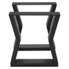 2x Industrial Steel Table Legs Stand Feet Trapezium X A Sandglass Shape Frame UK
